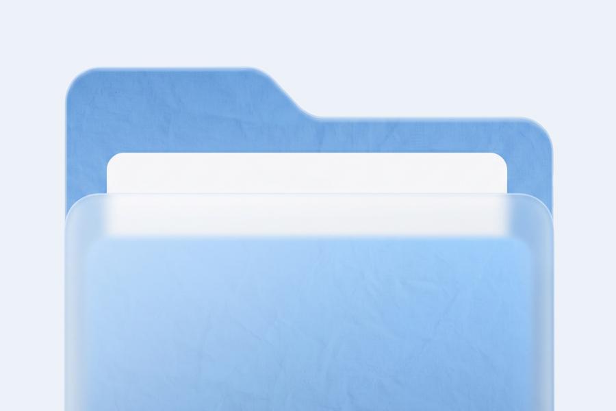 Abstract blue folder representing a PortCode article